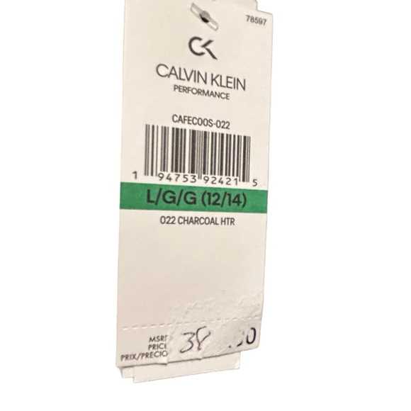 CALVIN KLEIN PERFORMANCE JOGGERS retail $38 brand-new with tags - Picture 4 of 6